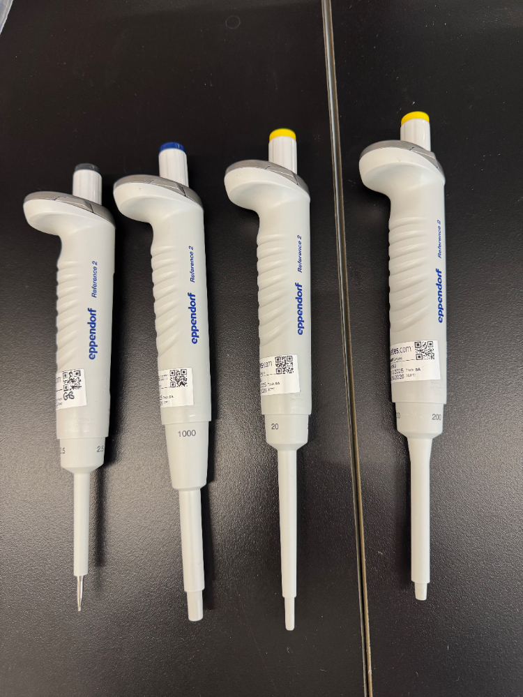 Image of Eppendorf Reference 2 Single Channel Pipettes - Quantity 4